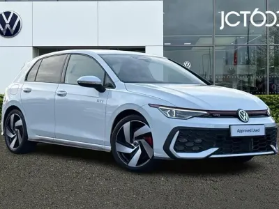 New VW Golf VIII GTI 265 HP (194 kW) 2026 White Hatchback