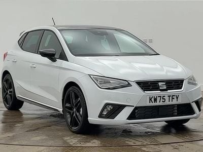 New Seat Ibiza Black Edition 115 HP (84 kW) 2025 White Hatchback