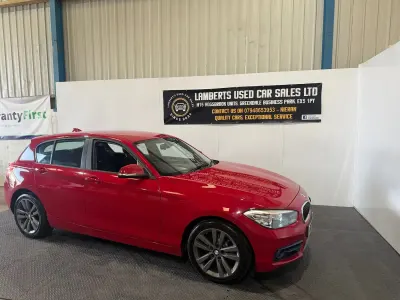 Used BMW 116 Sport Line 116 HP (85 kW) 2015 Red Hatchback