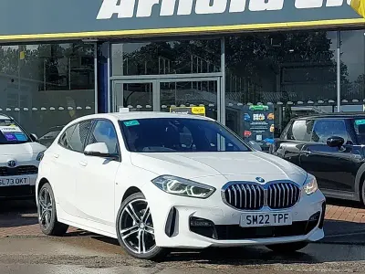 Used BMW 118 M Sport 136 HP (100 kW) 2022 White Hatchback