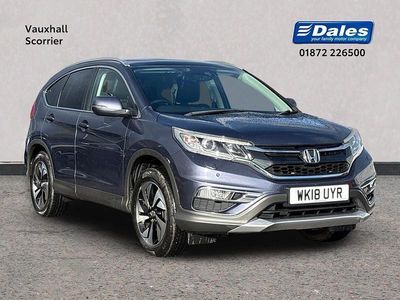 Used Honda CR-V EX 2018 Blue SUV