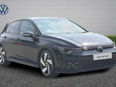 Used VW Golf VII GTI 2021 Black Hatchback
