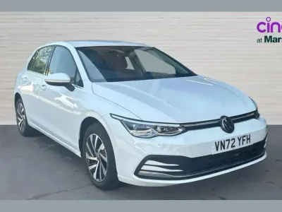 Used VW Golf VIII Style 200 HP (147 kW) 2022 White Hatchback