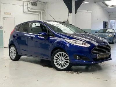 Used Ford Fiesta Titanium 2013 Blue Hatchback