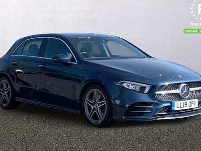 Used Mercedes A220 AMG Line Premium 190 HP (139 kW) 2019 Blue Hatchback
