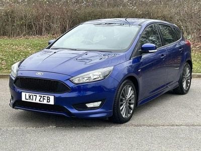 Used Ford Focus ST-Line 120 HP (88 kW) 2017 Blue Hatchback