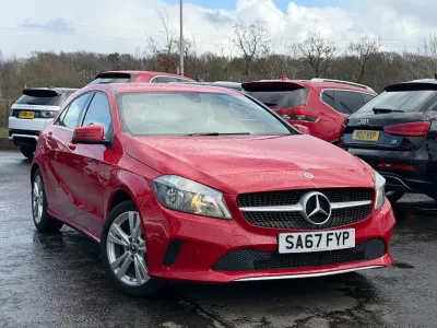 Used Mercedes A180 Executive 109 HP (80 kW) 2017 Red Hatchback