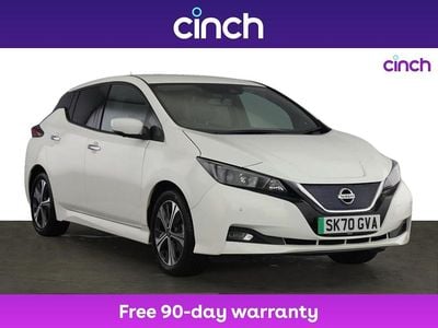 White Used 2020 Nissan Leaf N-Connecta Hatchback | £9,999 (Fair price)