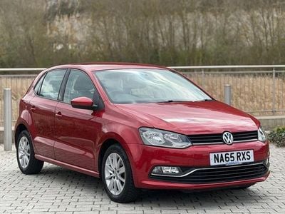 Used VW Polo SE 90 HP (66 kW) 2015 Red Hatchback