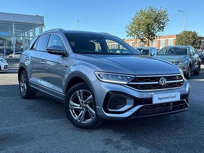 Silver Used 2023 VW T-Roc R-line SUV | £23,595 (Fair price)