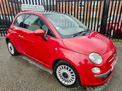 Used Fiat 500 Lounge 69 HP (50 kW) 2014 Red Hatchback