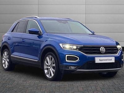 Used VW T-Roc SEL 115 HP (84 kW) 2019 Blue SUV