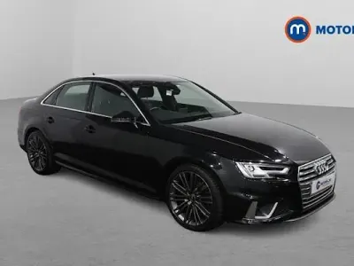 Begagnad Audi A4 S-Line 150 HK (110 kW) 2019 Svart Sedan