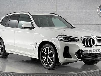 White Used 2022 BMW X3 M Sport SUV | £34,250 (Fair price)