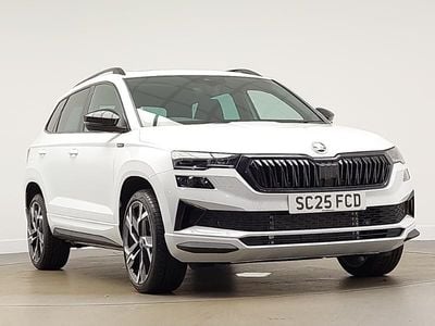 New Skoda Karoq SportLine 150 HP (110 kW) 2025 White SUV