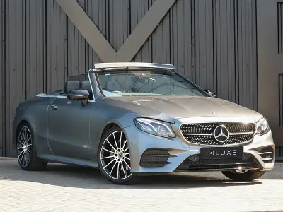 Used Mercedes E300 AMG line 245 HP (180 kW) 2020 Grey Cabriolet