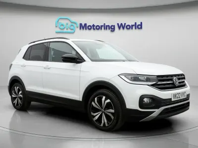 Used VW T-Cross Black Edition 110 HP (80 kW) 2022 White SUV