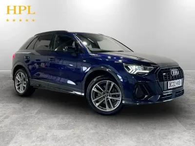Used Audi Q3 Black Edition 190 HP (139 kW) 2022 Blue SUV