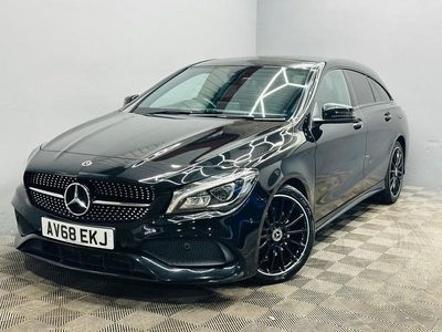 Used Mercedes CLA220 AMG line 2018 Black Sedan