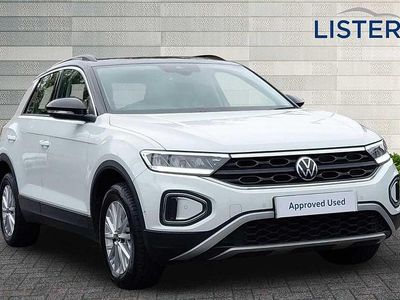 White Used 2023 VW T-Roc Life SUV | £18,461 (Fair price)