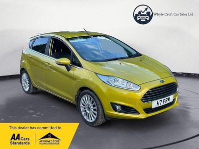 Used Ford Fiesta Titanium 2014 Yellow Hatchback