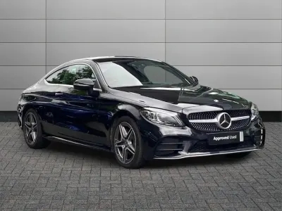 Used Mercedes C200 AMG Line Premium 180 HP (132 kW) 2019 Black Coupe
