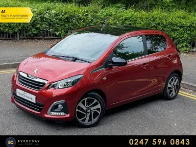 Second-hand Peugeot 108 Allure 71 CP (52 kW) 2019 Roșu Hatchback