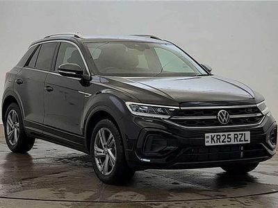 Black Used 2025 VW T-Roc R-line SUV | £27,495 (Fair price)