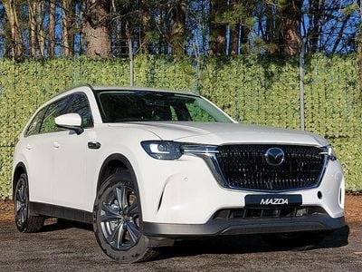 White New 2025 Mazda CX-80 Exclusive-Line SUV | £41,998 (Super price)