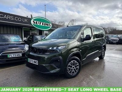 New Peugeot e-Rifter Allure 100 kW (136 HP) 2026 Green MPV