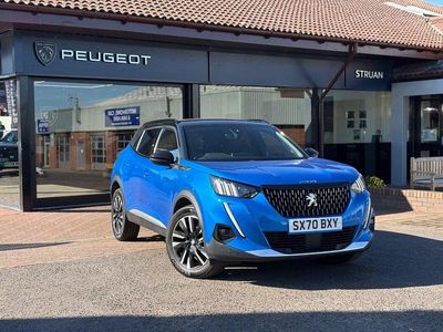 Used Peugeot 2008 GT-line 129 HP (94 kW) 2021 Blue SUV