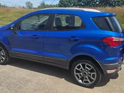 Used Ford Ecosport Titanium X 2015 Metallic electric blue SUV