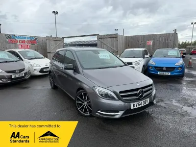 Used Mercedes B200 136 HP (100 kW) 2014 Grey Hatchback