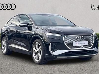 Used Audi Q4 Sportback e-tron S-Line 150 kW (204 HP) 2022 Black SUV