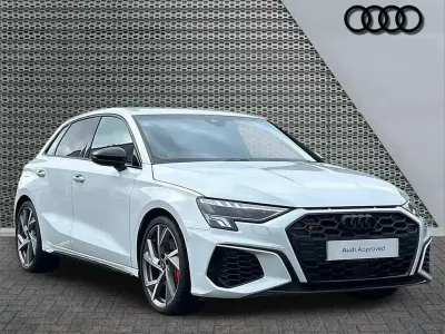 Used Audi S3 Sportback Black Edition 306 HP (225 kW) 2024 White Hatchback