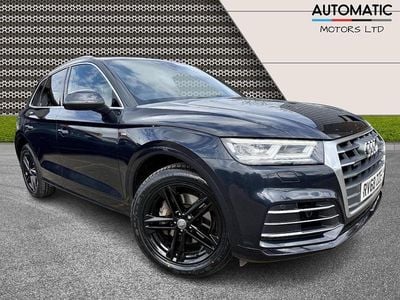 Used Audi Q5 S-Line 190 HP (139 kW) 2018 Blue SUV