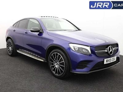 Blue Used 2019 Mercedes GLC250 AMG Line Premium Plus Coupe | £27,250 (A bit pricey)
