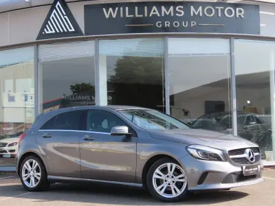 Used Mercedes A200 Premium 136 HP (100 kW) 2017 Grey Hatchback