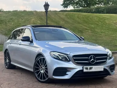 Used Mercedes E220 AMG line 2017 Silver Estate