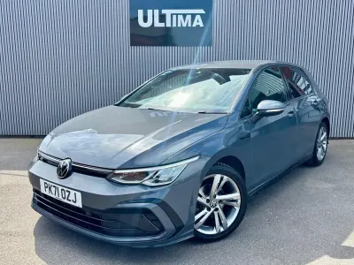 Begagnad VW Golf VII R-line 150 HK (110 kW) 2021 Grå Halvkombi