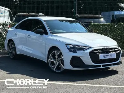 Used Audi A3 Black Edition 150 HP (110 kW) 2024 White Sedan