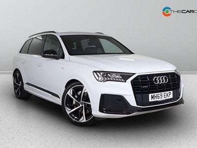 Used Audi Q7 Black Edition 2019 White SUV