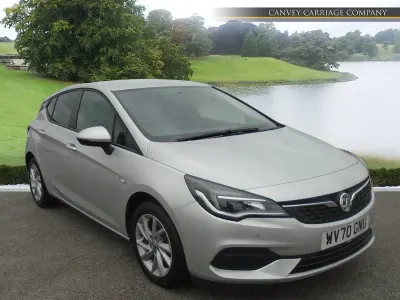 Used Vauxhall Astra Business Edition 130 HP (95 kW) 2020 Silver Hatchback