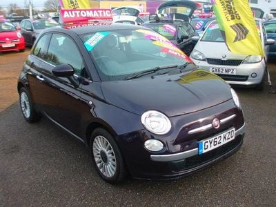 Purple Used 2012 Fiat 500C Lounge Cabriolet | £6,995 (Fair price)