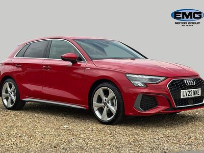 Red Used 2023 Audi A3 Sportback S-Line Hatchback | £23,990 (Fair price)