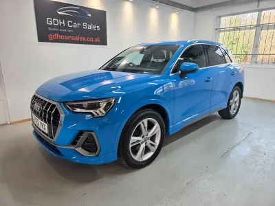 Usado Audi Q3 S-Line 150 HP (110 kW) 2020 Azul SUV