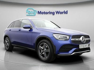 Blue Used 2022 Mercedes GLC300e AMG line SUV | £26,400 (Super price)