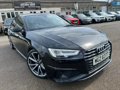 Used Audi A4 Black Edition 190 HP (139 kW) 2019 Black Sedan