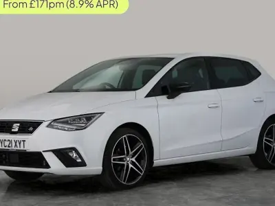 Usado Seat Ibiza FR Sport 110 HP (80 kW) 2021 Branco Citadino
