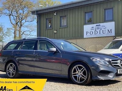 Begagnad Mercedes E250 AMG line 2014 Grå Kombi